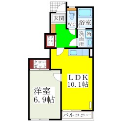 八丁牟田駅 徒歩85分 1階の物件間取画像